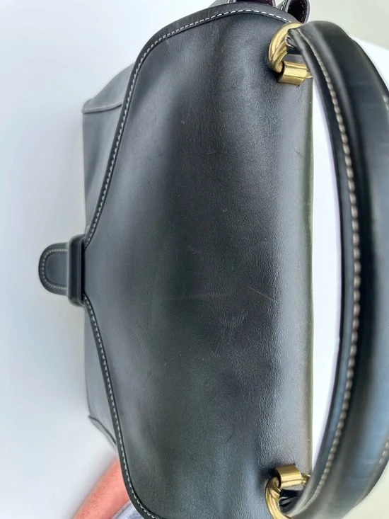 Coach Black courier carryall Leather Top-Handle Satchel - Picture 11 of 11